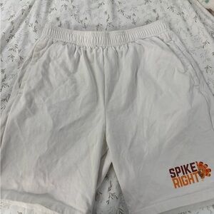 Men's Athletic Shorts - White